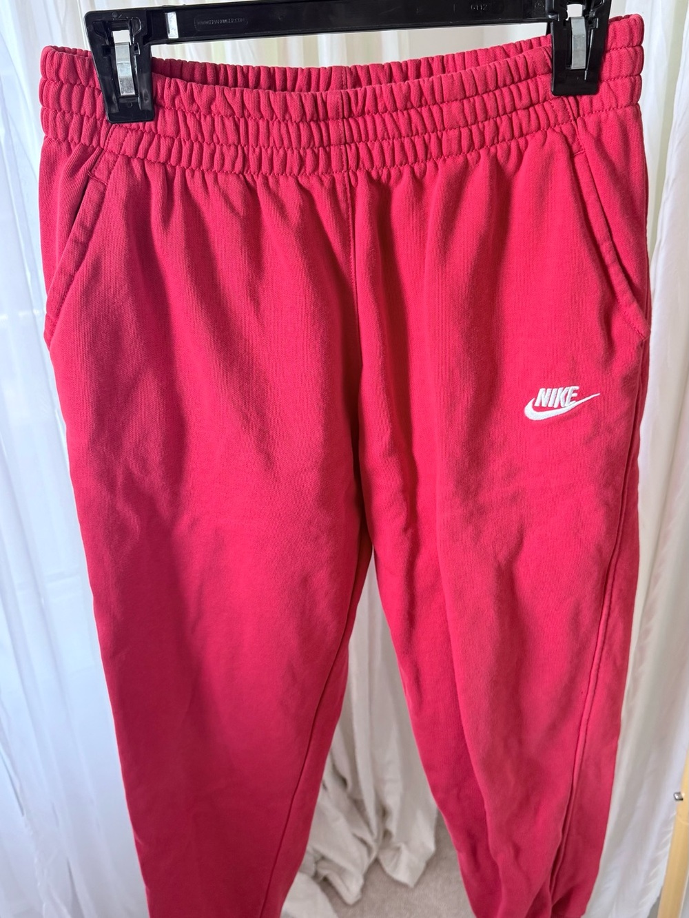 Nike Red Women's Fleece Jogger Pants